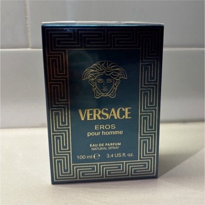 Versace Eros Pour Homme Eau de Parfum Spray, Regular Size 3.4 fl oz