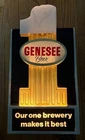 vintage Genesee Beer #1 Our one brewery makes it best lighted #1 bubbler sign