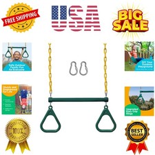 Swing Sets for Backyard, Monkey Bars  Swingset Accessories - Set Includes 18...