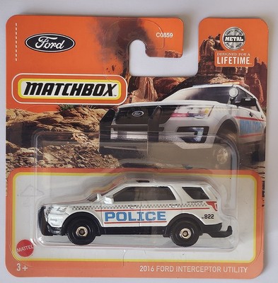 MATCHBOX 2024 '2016 FORD INTERCEPTOR UTILITY FREE BOXED SHIPPING 