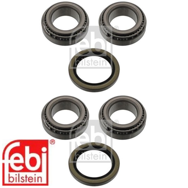 2X Radlagersatz Febi Bilstein 08080 2 Radlager Satz Links Rechts Hinten-image