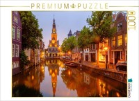 Calvendo Puzzle Alkmaar Zur Blauen Stunde | 1000 Teile Lege-GrößE 64 × 48 Cm Fot