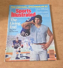 Sports Illustrated Pro Football '87 Autographed by Mark Bavaro Hand Signed