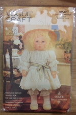 Vogue Craft 8240 19" Victorian Doll and Clothes Pattern UNCUT 1991