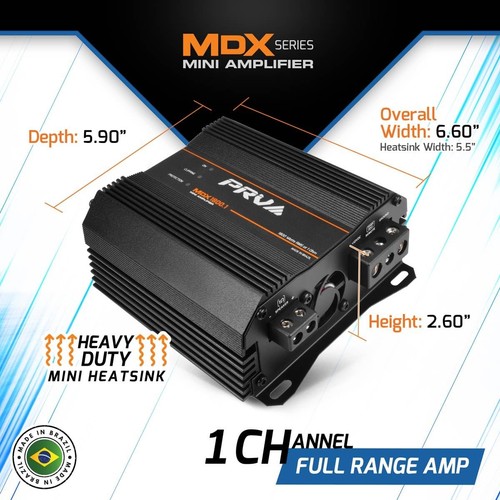 MDX1800.1 1 Ohm Mini Car Audio Amplifier 1 Channel 1800 Watts RMS Ultra Compa... - Picture 5 of 9