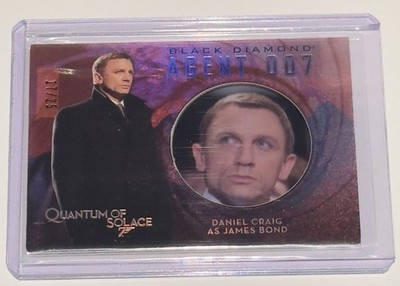 2024 Upper Deck Black Diamond Agent 007 Daniel Craig As James Bond A-22 /25 #25