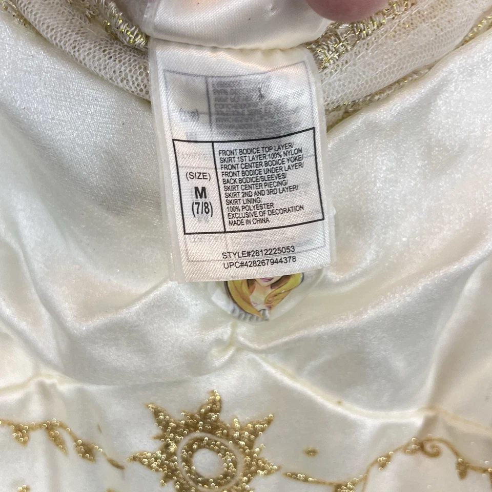 Disney Store Rapunzel Wedding Dress Costume Tangled Child Size M 7-8 - Image 3 of 4