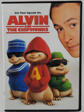 Alvin and the Chipmunks DVD Jason Lee David Cross 2007 Widescreen Full Screen