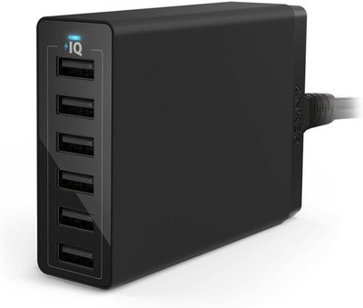 Anker PowerPort 6 (60W 6-Port USB Ladegerät), iPad Ladegerät für iPhone, iPad