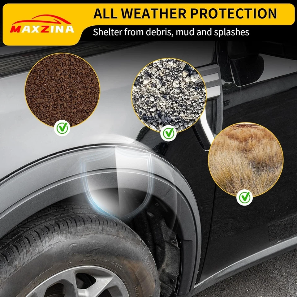 For 2022-2025 Ford Maverick Fender Flares Wheel Eyebrow Protectors Fender Trim - Изображение 3 из 4