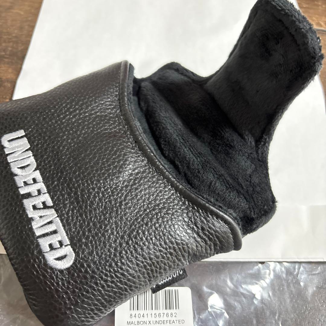 Malbon Golf × UNDEFEATED Golf Putter Cover Mallet Black