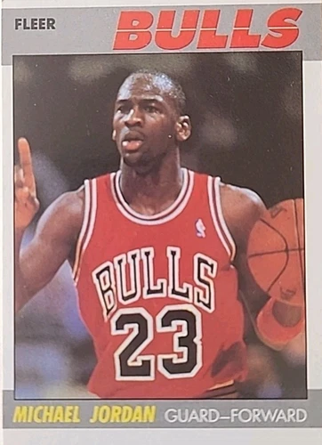 1987 Fleer Basketball #59 Michael Jordan Chicago Bulls HOF !!!