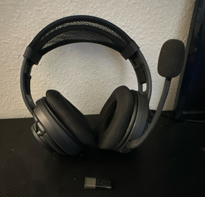 Turtle Beach Atlas Air Wireless Gaming Headset Black Boom Mic USB Dongle