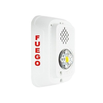 System Sensor P2WLED-SP Series 2-Wire Indoor Wall Strobe with LED, 2W, White