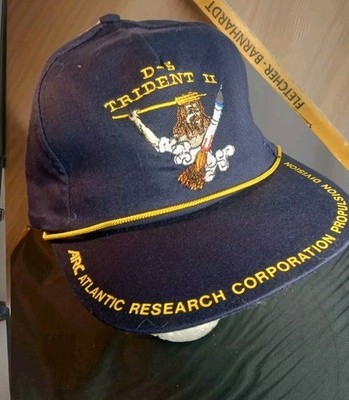 Vintage Atlantic Research Corporation TRIDENT II D-5 MISSLE SUBMARINE HAT NEW H2