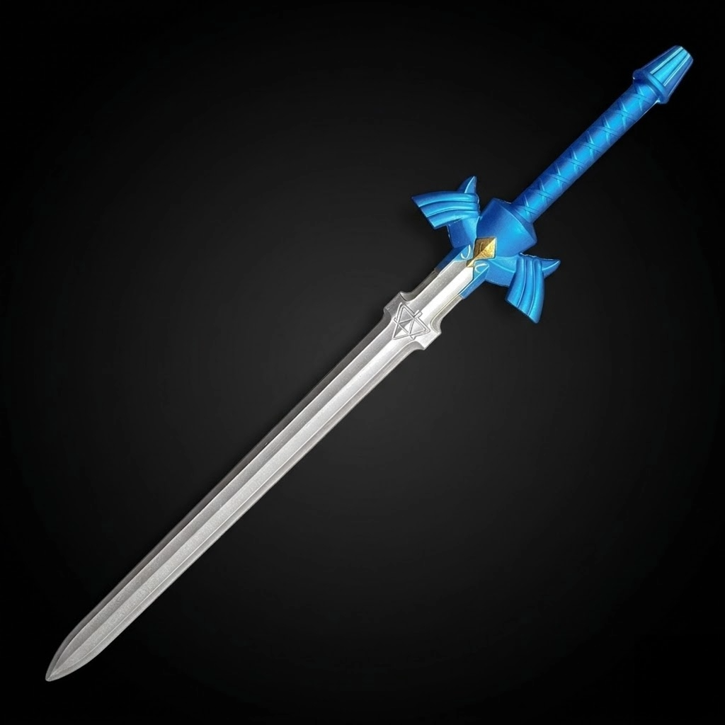 Legend of Zelda Master PU Foam Sword Blue With Foam Shield Set | eBay