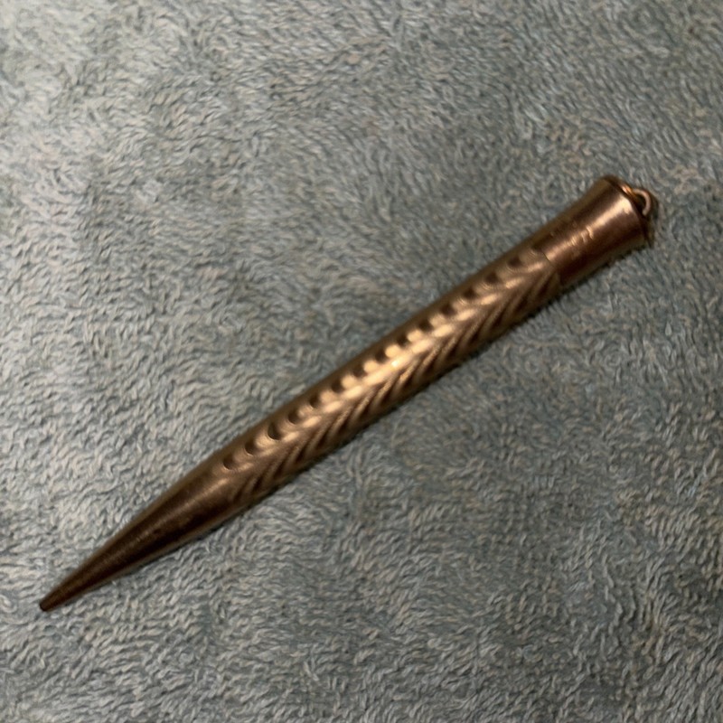Antique Sheaffers Solid Gold Filled Case Pat Nov 5 1918 Mechanical Pencil 3 1/2"