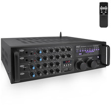 2000W Power Bluetooth Karaoke Mixer Amplifier Amp For Home Office USB/SD