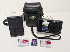 Sony Cyber-Shot DSC-H55 14.1MP Digital Camera Bundle Tested Working