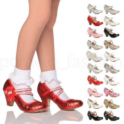 MÄDCHEN KINDER PARTY HOCHZEIT BRAUTJUNGFER MARY JANE RIEMCHEN SANDALEN SCHUHE GRÖSSE
