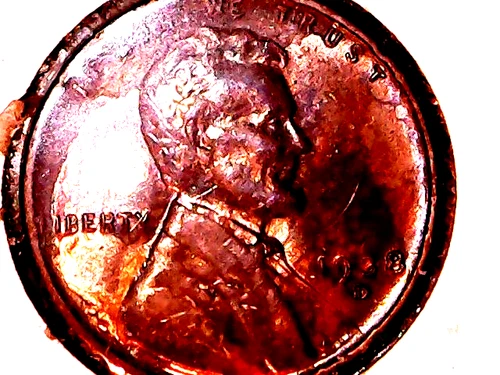 1938-D WHEAT-BACK PRNNY - GRADES "VERY FINE"