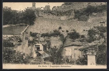 CPA Luynes, Les Rochers, Habitations troglodytes 