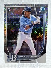 2025 Bowman Chrome Mega Box Chandler Simpson RC #18 Rays