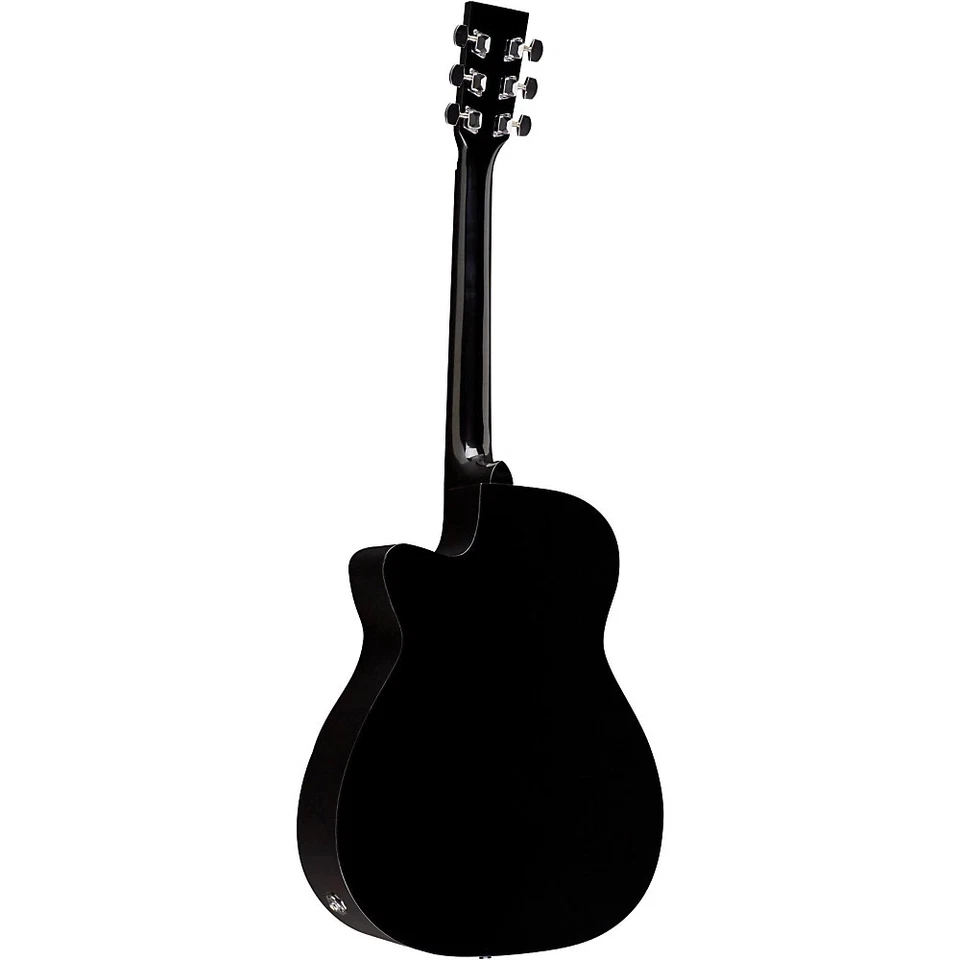 Rogue RA-090 Concert Cutaway Acoustic-Electric Guitar Black - Image 4 of 4