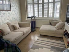 SOFOLOGY Grey Fabric Sofa Set