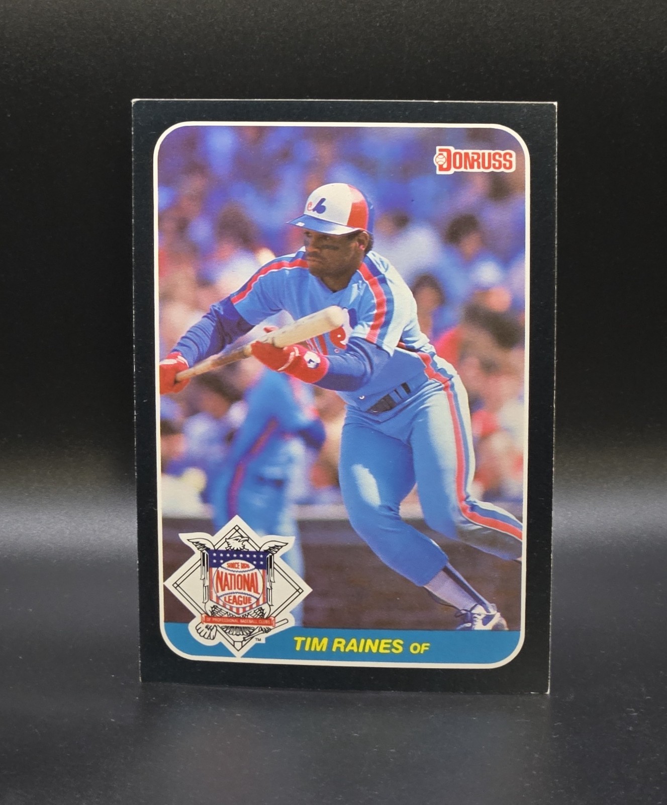 1987 Donruss All-Stars TIM RAINES Jumbo 3x5 Card #36 Montreal Expos