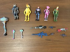 Fortnite Action Figure LOT Of 5 Loose Figures and Weapons