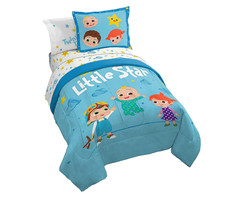 CoComelon Little Star 7 Piece Full Size Bedding Comforter Set