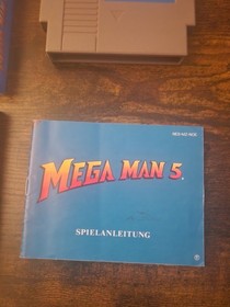 Nintendo Nes Mega Man 5 OVP CIB RARIT&Auml;T 