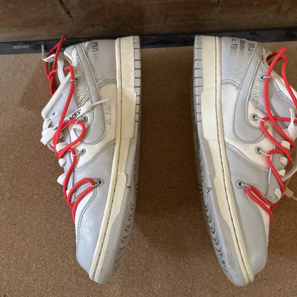 Size 12 - Nike Off-White x Dunk Low Lot 06 of 50 - Image 2 of 4