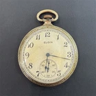 Elgin Open-Face Pocket Watch – Gold-Filled Case – 1920s/1930s –Antique Timepiece