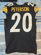 Patrick Peterson Game Used Worn Auto Jersey COA Steelers 2023