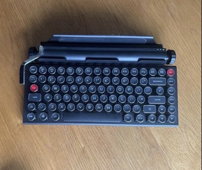 Qwerkywriter Typewriter Inspired Retro Mechanical Wireless Keyboard - excellent!