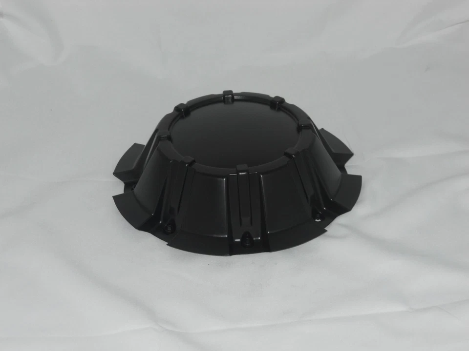 4 Pack - No Logo Replaces 3278 American Eagle Alloys Black Wheel Center Caps - Image 4 of 4