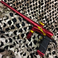 Dangerous Power Dp G5 Electronic Tournament Paintball Gun - Red/yellow Dangerous Power Dp G5 Electronic Tournament Paintball Gun - Red/yellow