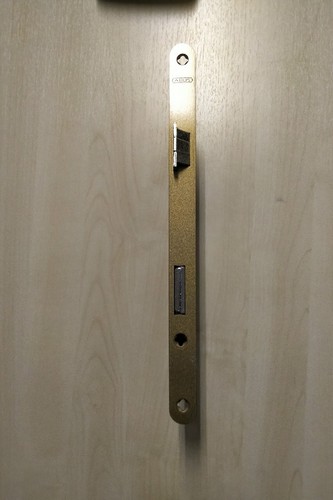 ABUS Einsteckschloss für Haustüren, PZ, DL gold, rund, 92 /65 20mm Stulp - Bild 2 von 7