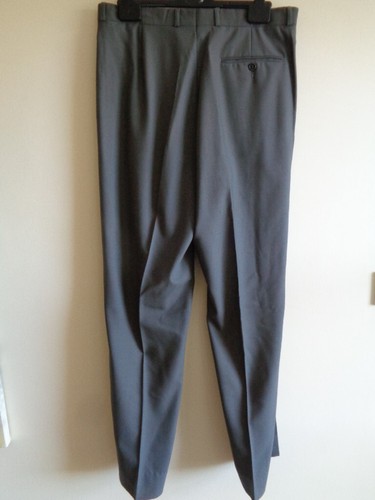 BALMAIN MEN'S STONE GREY WOOL TROUSER SUIT - SIZE 40 LONG - Picture 6 of 9