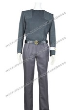 Captain James T. Kirk Cosplay Costume For Star Trek Top Pants Outfit Suit Set