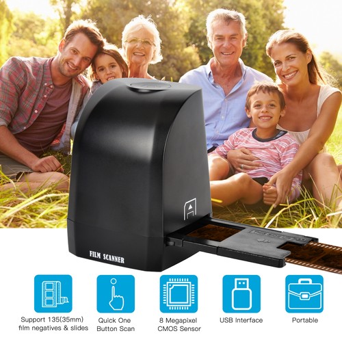 Convert Slides & Negatives To Digital Photos Portable Negative Film Scanner P3P0 - Picture 7 of 11