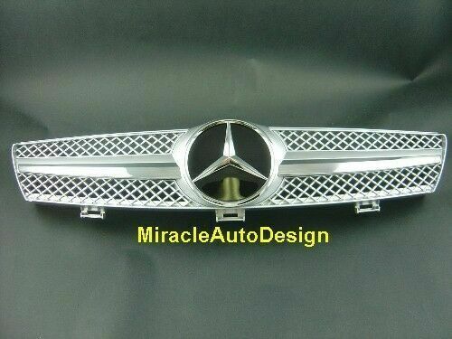 ONE SET OF SILVER FRONT GRILLE FOR 2005-2008 MERCEDES BENZ W219 CLS-CLASS - Bild 1 von 5