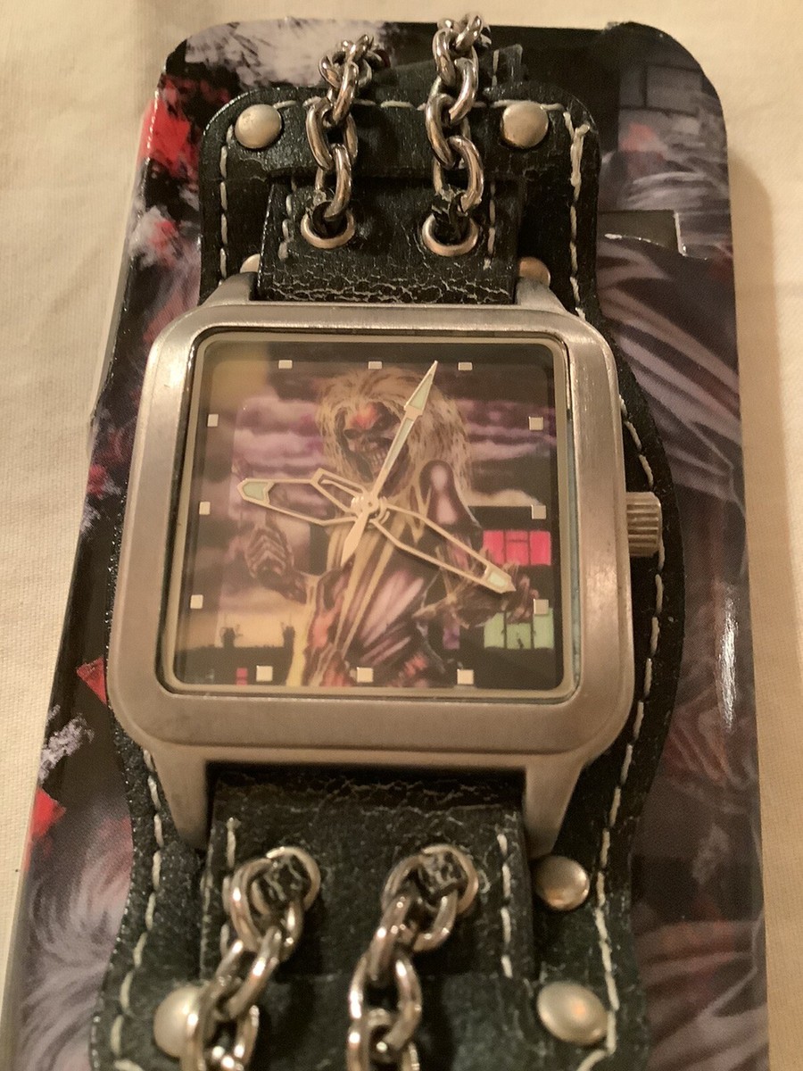 超美品　エディーバウアー　ヴィンテージ ウォッチ　本革 RARE Vintage IRON MAIDEN Killers Eddie BRAVADO Watch Leather