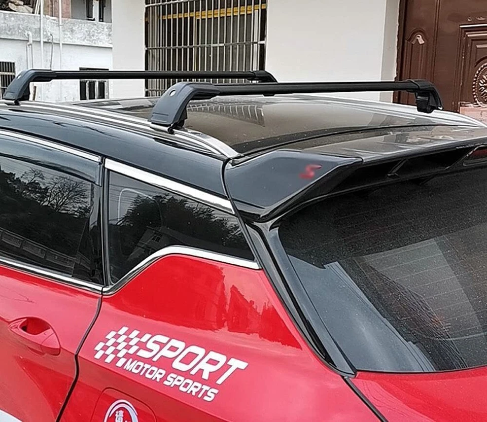 Barra transversal de 2 piezas para riel de techo bloqueable para Mitsubishi Montero Sport 2015-2025 Foto 3 de 4