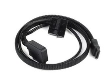 Silverstone CP10 Sleeved Slim-SATA to SATA Adapter Cable