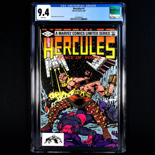 Hercules #1 (Marvel Comics 1982 ) 🔥 1st solo title appearance 🔥 CGC 9.4 WHITE