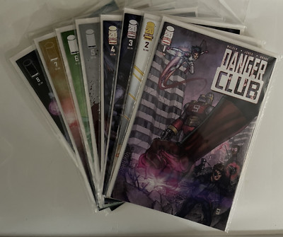 Danger Club Image Comics #1 -8 New, bagged and boarded 
