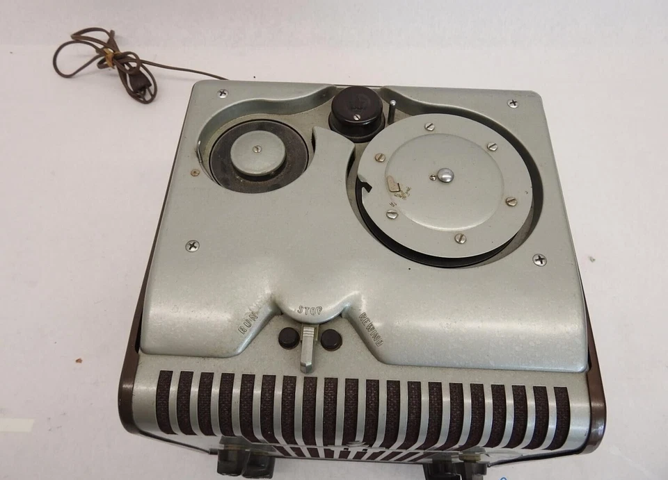 GRABADORA DE CABLES WEBSTER CHICAGO Modelo 81-1 AMA 375 PROBADA DE POTENCIA con 2 carretes nos Foto 3 de 4